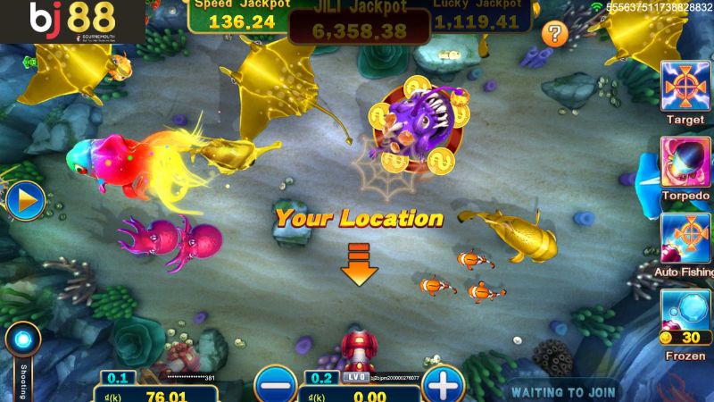 Jackpot Fishing BJ88 Lựa chọn vũ khí và đạn phù hợp