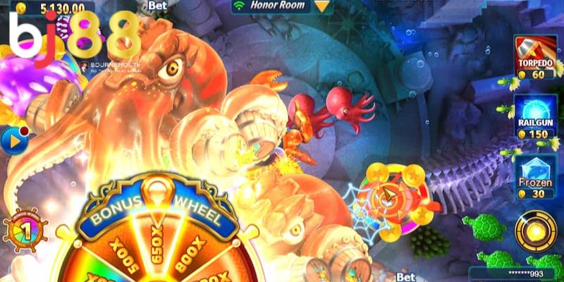 mega fishing BJ88 Các biểu tượng xuất hiện trong Mega Fishing BJ88