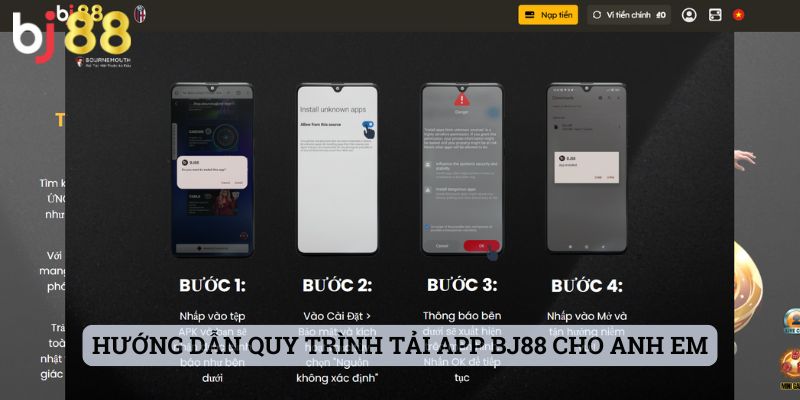 app BJ88 Hướng dẫn quy trình tải app BJ88 cho anh em